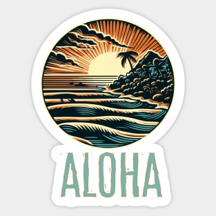 Island Vibes - Aloha for the Whole Family Sticker